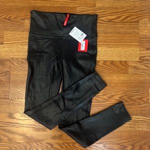 Spanx Faux Leather Leggings M